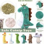 6 Pcs Catnip Toys for Cats, Catnip Cat Toys for Indoor Cats and Kitten, Soft Cat Nip Teeth Chew Toys, Interactive Cat Toy, Catnip for Cats, Small Cat Nip Toys, Plush Kitten Toys for Indoor Kittens - Image 5