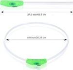 LED Dog Collar, Rechargeable Light Up Dog Collars,IP67 Waterproof Dog Lights for Night Walking，Adjustable, Reusable Safety Necklace for Small Medium Large Dogs (Pink) - Image 8