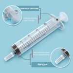 3 Pack 100ML Large Syringe and 2 Pack 20ML Plastic Syringes with Tube und Adapter, Sterile Individually Wrap Measurement and Dispensing Syringe Tools for Science Labs und Feeding Pets (3, 100ml) - Image 6