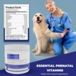 Dog Prenatal Vitamins with Folic Acid, Zinc and Calcium - Prenatal Vitamins for Dogs, 90 Soft Chews - Pregnant Dog Essentials for Milk Production, Proper Fetal Development - Chicken Flavor - Image 7