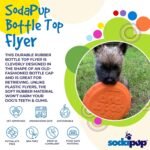 SodaPup Bottle Top – Durable Flyer Retrieving Toy Made in USA from Non-Toxic, Pet-Safe, Food Safe Natural Rubber for Bonding, Exercise, Training, More - Image 4