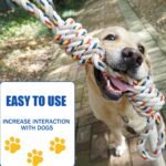 Large Dog Rope Toys, Aggressive Chew Rope Toys, Tooth Cleaning Chew Tug Toys for Medium Large Dogs - Image 7