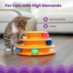 Petstages Tower of Tracks Interactive 3-Tier Cat Toy - Image 4