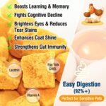 Freeze-Dried Egg Yolk Treats – Pure Single-Ingredient Protein Snacks, Supports Skin & Coat Health – Healthy Crunchy Rewards for Cats & Dogs, Perfect for Training-100g - Image 5