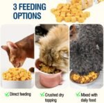 Freeze-Dried Egg Yolk Treats – Pure Single-Ingredient Protein Snacks, Supports Skin & Coat Health – Healthy Crunchy Rewards for Cats & Dogs, Perfect for Training-100g - Image 9