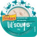 Friskies Lil' Soups Cat Food Complement, Skipjack Tuna - 34 g Cup (8 Pack) - Image 3