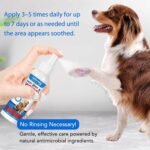 Hot Spot Treatment for Dogs, Natural Plant Extract Formula Gentle Wound Spray, Relieve Dry Skin, Scratching, Rashes, Redness, Swelling and Bites. Gentle Pet Hot Spot Spray for Dog & cat 4 Fl Oz - Image 5