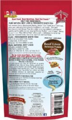 Benny Bullys Plus Whitefish & Beef Liver Cat Treats - High Protein, Grain Free, Balanced Nutrition for Cats - Natural Snack with No Fillers, Preservatives, or Artificial Additives - 25g/ 0.9oz (Entry) - Image 4