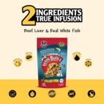 Benny Bullys Plus Whitefish & Beef Liver Cat Treats - High Protein, Grain Free, Balanced Nutrition for Cats - Natural Snack with No Fillers, Preservatives, or Artificial Additives - 25g/ 0.9oz (Entry) - Image 5
