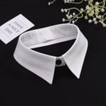 Detachable Fake Collar Dickey Lapel Choker Peter Pan Necklace False Collar and Wrist Cuffs With Detachable False Sleeves (Type 1) - Image 3
