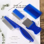 5 Pack Pet Dog Cat Flea Comb Tear Eye Stain Remover Combs, Hair Brush Effectively Clean Removes Tangles, Dirt, Fleas, Lice, Ticks, for Pets Hair Comb - Image 8