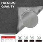 Andalus Medium Cat Litter Mat, Pack of 1 - Waterproof, Non-Slip & Easy to Clean Cat Litter Box Mat for Extra Efficient Pet Litter-Trapping, Grey (23.5” X 15.75”) - Image 3