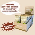 GoBeanz Crunchy Roasted Edamame, Tasty Ranch, High Protein Healthy Snack, For Adults & Kids, 20 Single Serve Packs, Low calorie, Low Sugar, Salty Snacks - Image 7