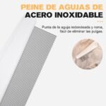 Multifunctional Pet Hair Comb Tear Stain Removal, 2024 New Magic Pets Grooming Comb Kit for Small Dogs Puppies, 2 in 1 Dog Combs Tooth Stainless Grooming Massage Dual-Sided Comb (greener) - Image 6