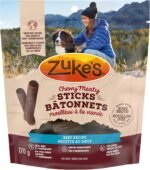 Zuke's Dog Treats, Chewy Meaty Sticks Beef Recipe - 170 g Pouch (1 Pack) - Image 3