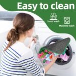 1 Pcs Animal Enrichment Foraging Pad for Rabbits & Small Pets, Stimulating Feeding Activity Toy with Removable Treats for Hedgehogs & Rodents, Chew-Proof Polyester Fabric Training Mat - Image 3