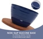 LISI 23Pcs Mixing Bowls Set with Lids, Airtight BPA-Free Nesting Bowls for Mixing, Baking, Cooking & Storage, Dishwasher Safe Serving Bowl, Includes Spatula, Spoons, Brush & Whisk - Image 6