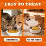 15.5oz Premium Pumpkin Puree for Cats & Dogs - Digestive Health Support,Sensitive Stomach for Soft Cat Treats - Natural Fiber Treat for Dog Food Toppers,Kittens,Puppy Snacks - Image 7