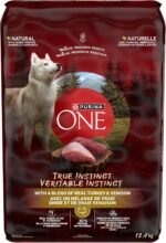 Purina ONE True Instinct High Protein Dry Dog Food, Turkey & Venison - 12.4 kg Bag - Image 3