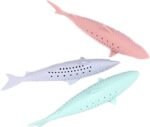 3 Cat Toothbrush Fish Chewing Toys, Silicone Molar Stick, Silicone Pet Toy Cat Tooth Cleaning Brush - Image 4
