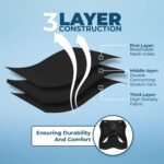 Best Pet Supplies Voyager Step-in Air Harness - All Weather Mesh, Reflective, No Pull Harness for Dogs, Cats - Secure with Hook & Loop Fastener, Buckle, Double D-Rings - Black, S - Image 6