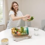 2026 New Side-Opening Salad Jar - Leakproof Mason Jar Container, Dishwasher Safe, Meal Prep Solution for Fresh Lunches On-the-Go (Green) - Image 4