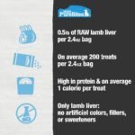 Mini-PureBites Trainers RAW Freeze Dried Lamb Liver Dog Training Treats, 250 Count (Pack of 1) - Image 7