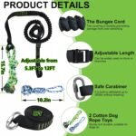 Outdoor Bungee Tug Solo Hanging Toy, Tree Tugger Dog Pull Rope Tug a War for Pitbull Medium Large Aggressive Chewers, Interactive Dog Tether Toy for Yard, 2 Rope Toys - Image 3