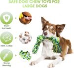 Outdoor Bungee Tug Solo Hanging Toy, Tree Tugger Dog Pull Rope Tug a War for Pitbull Medium Large Aggressive Chewers, Interactive Dog Tether Toy for Yard, 2 Rope Toys - Image 10