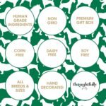 Thoughtfully Pets, Dog Birthday Cookie Gift Set, Hand Decorated Crunchy Dog Treats in Bone Shapes, Great for Dog Birthdays, Set of 8 (8 Count (Pack of 1), Boy) - Image 6