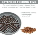 Slow Feeder Dog Bowl for Medium & Small Pets, Anti Choking Puzzle Dog Food Bowl with Non-Slip Base, Interactive Pet Slow Eating, Silicone Feeder for Puppies & Cats - Image 4