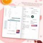 Clever Fox Wellness Journal Pocket – Daily Health & Wellness Log – Food Tracking Journal & Meal Planner for Calorie Counting, 3.7x6.7" (Light Pink) - Image 4