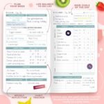 Clever Fox Wellness Journal Pocket – Daily Health & Wellness Log – Food Tracking Journal & Meal Planner for Calorie Counting, 3.7x6.7" (Light Pink) - Image 5