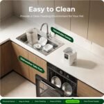 Automatic Cat Feeder 2 Cats with Slow Feed: 7L Dual Automatic Dog Feeder with Information Visualization Interface, Timed Double Auto Cat Food Dispenser for Pets, Detachable for Easy Cleaning - Image 7