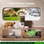 Automatic Cat Feeder 2 Cats with Slow Feed: 7L Dual Automatic Dog Feeder with Information Visualization Interface, Timed Double Auto Cat Food Dispenser for Pets, Detachable for Easy Cleaning - Image 8