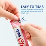 INABA Churu Cat Treats, Lickable, Squeezable Creamy Purée Cat Treat with Green Tea Extract & Taurine, 14g Each Tube, 20 Tubes, Chicken & Seafood Variety - Image 4