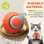 Interactive Cat Toy for Indoor Cats, Two Speed Smart Automatic Cat Toy Moving Ball with Tail, Rechargeable Motion Activated Cat Toys for Bored Indoor Adult Cats (Adapter Not Included) - Image 6