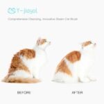 Cat Steam Brush for Shedding,3-in-1 Cat Brushes for Long&Short Haired Cats,Cat Grooming Brush Easily Removing Loose Hair with One-click Cleaning Button (White) - Image 6