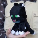 Black Cat Plush Toys,7"/18cm Game Plush for Birthday Gift (Black Cat) - Image 8