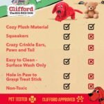Clifford® Snuggle Buddy Plush Dog Toy | Cozy Dog Stuffed Animals Play Toy for Medium to Large Dogs | Comfort, Squeakers, Crinkle, Interactive Bonding - Image 5