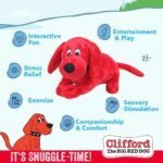 Clifford® Snuggle Buddy Plush Dog Toy | Cozy Dog Stuffed Animals Play Toy for Medium to Large Dogs | Comfort, Squeakers, Crinkle, Interactive Bonding - Image 7