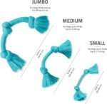 Playology Dog Toys | Dri-Tech Rope Toy Tug of War Rope for Aggressive Chewers | Medium Peanut Butter Scented Toy - Easy to Clean and Made from Non Toxic Materials - Image 6