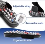 BYRIVER Therapeutic Massage Slippers Sandals, Deep Tissue Foot Massager for men women, Relief Neuropathy Arthritis Plantar Fasciitis Pain, Healthcare Gift for Mom Dad(05XL) - Image 5