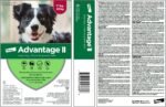 Advantage II Flea Treatment for Large Dogs weighing 11 kg to 25 kg (24 lbs. to 55 lbs.)-6 doses - Image 3