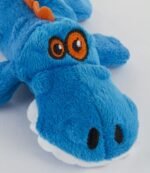 goDog 70947-48987-024 Gators Just for Me Plush Squeaker Dog Toy, Mini, 1 Count, Blue (Q770947) - Image 4