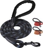 Candure Dog Leash for Medium Dogs and Small Dogs, 5 FT Reflective Dog Lead with Soft Padded Anti Slip Comfortable Handle, Suitable for Running, Hiking & Training (Black) - Image 9