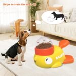 Dog Interactive Treat Dispenser Toy, Food Puzzle Slow Feeder (Yellow) - Image 7
