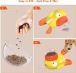 Dog Interactive Treat Dispenser Toy, Food Puzzle Slow Feeder (Yellow) - Image 10