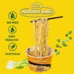 Noodle King Ramen Chicken Flavour Instant Noodles Soup Cup, Vegetarian, 12x 110g - Image 5
