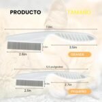 Multifunctional Pet Comb, Magic Fine Comb Grooming Brush for Pets, Stainless Steel Massage Comb Kit for Small Dogs and Cats (Yellow) - Image 4